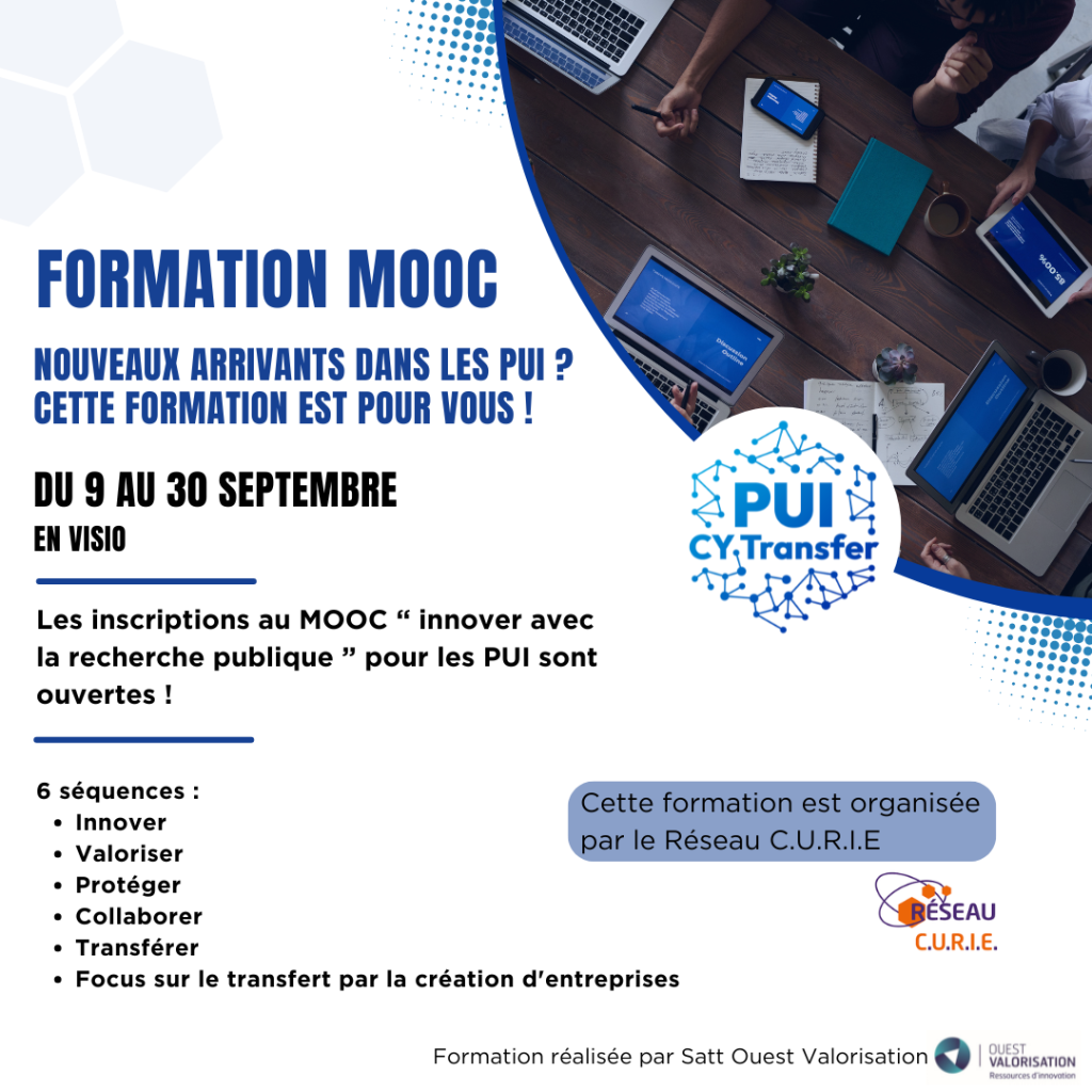 Visuel expliquant les 6 séquences du MOOC